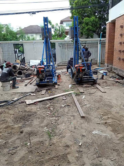 ผลงานตอกเสาเข็ม