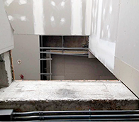 งานกั้นผนังทำฝ้า