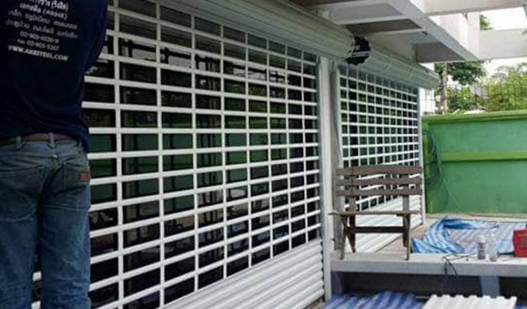 ผลงานประตูม้วน