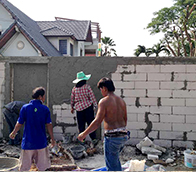 งานก่อฉาบรั้ว 4