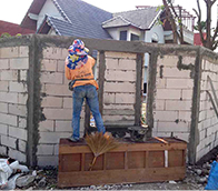 งานก่อฉาบรั้ว 2