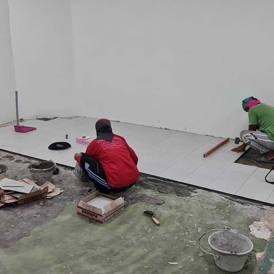 ผลงานปูกระเบื้อง 4