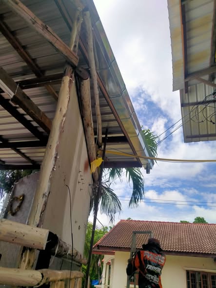 รางน้ำฝนพัฒนยุทธ — ผลงานติดตั้งรางน้ำฝน 3